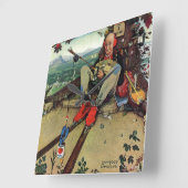 Aprilscherz, 1945 quadratische wanduhr (Winkel)