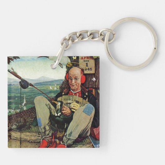 Aprilscherz, 1945 schlüsselanhänger (Rückseite)