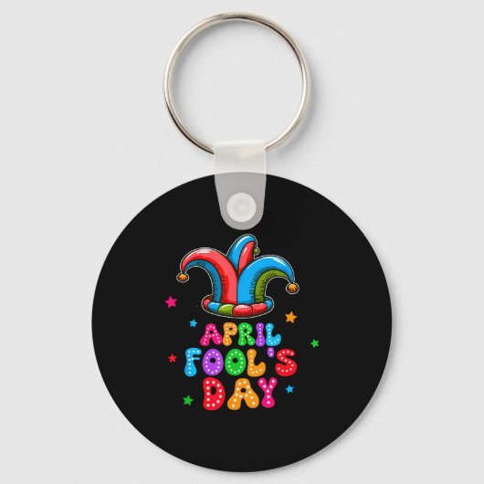 Aprilscherz April 1. Scherz Witz Lustiges Geschenk Schlüsselanhänger (Vorderseite)
