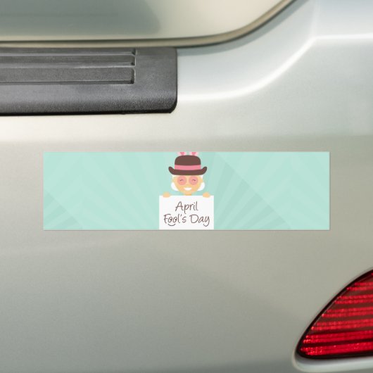 Aprilscherz Autoaufkleber (Auf Auto)