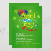 Aprilscherz Einladung (Vorne/Hinten)