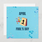 Aprilscherz Feiertagskarte (Vorne/Hinten)