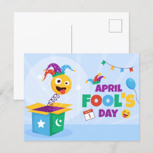 Aprilscherz Feiertagspostkarte