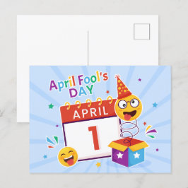 Aprilscherz Feiertagspostkarte