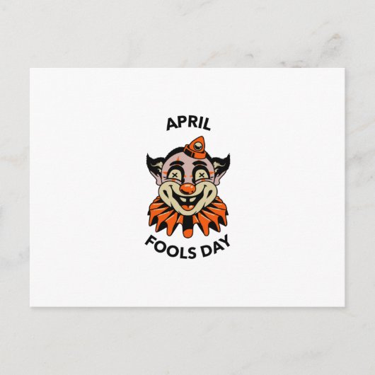 Aprilscherz Feiertagspostkarte (Vorderseite)