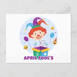 Aprilscherz Feiertagspostkarte