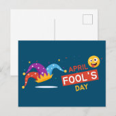 Aprilscherz Feiertagspostkarte (Vorne/Hinten)