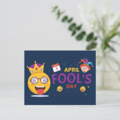 Aprilscherz Feiertagspostkarte (Stehend Vorderseite)