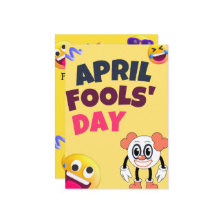 Aprilscherz Geburtstagskarte Einladung