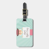 Aprilscherz Gepäckanhänger (Vorderseite vertikal)