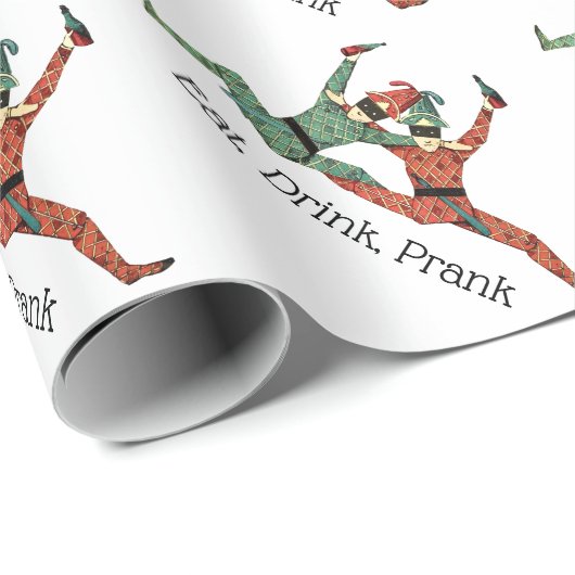 Aprilscherz Geschenkpapier (Rolleneckpunkt)