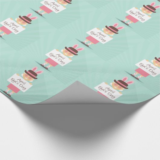 Aprilscherz Geschenkpapier (Ecke)