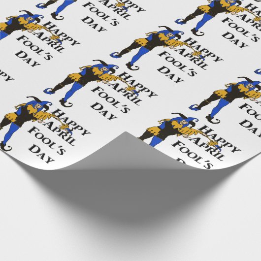 Aprilscherz Geschenkpapier (Ecke)