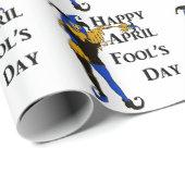 Aprilscherz Geschenkpapier (Rolleneckpunkt)