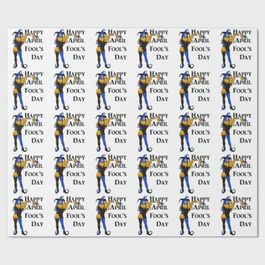 Aprilscherz Geschenkpapier (Flach)