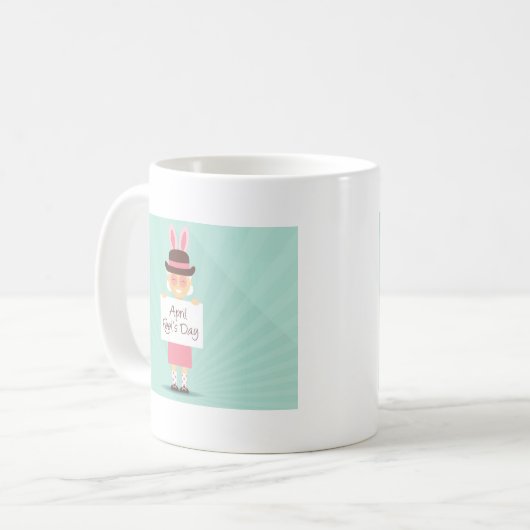 Aprilscherz Kaffeetasse (Vorderseite Links)