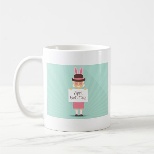 Aprilscherz Kaffeetasse (Links)