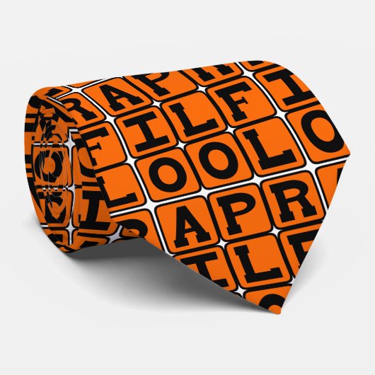 Aprilscherz Krawatte (Gerollt)