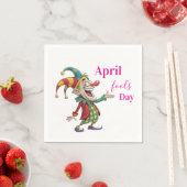 Aprilscherz-Papier-Servietten Serviette (Beispiel)