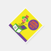 Aprilscherz-Papier-Servietten Serviette (Ecke)
