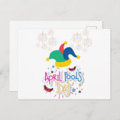 Aprilscherz Postkarte (Vorne/Hinten)