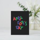 Aprilscherz Postkarte (Stehend Vorderseite)
