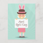 Aprilscherz Postkarte (Vorderseite)