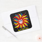 Aprilscherz Quadratischer Aufkleber (Umschlag)