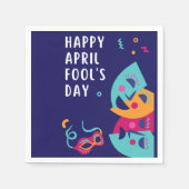 Aprilscherz Serviette (Vorderseite)