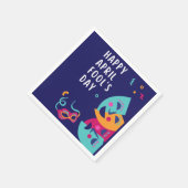 Aprilscherz Serviette (Ecke)