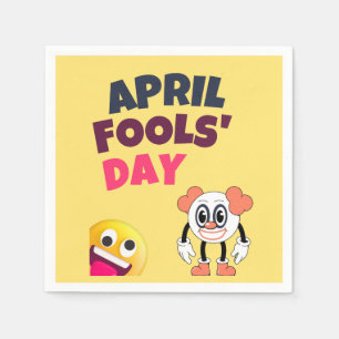 Aprilscherz Serviette