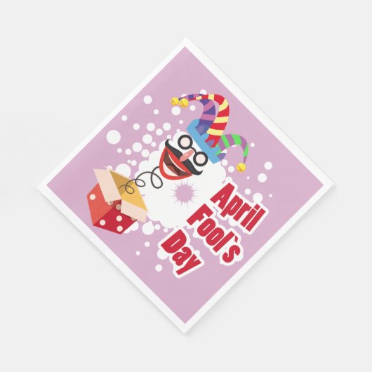 Aprilscherz Serviette (Ecke)