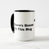 Aprilscherz-Tag Booze-Tasse Tasse (Vorderseite Links)