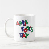 Aprilscherz-Tag Kaffeetasse (Links)