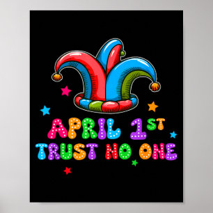 Aprilscherz Vertrauen 1. April Streich Scherzgesch Poster