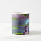 Aprilscherz Vintage französische Postkarte Kaffeetasse (Mittel)