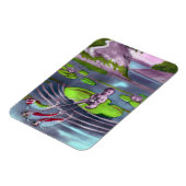 Aprilscherz Vintage französische Postkarte Magnet (Linke Seite)