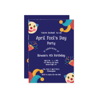 Aprilscherz zum Geburtstag Einladung