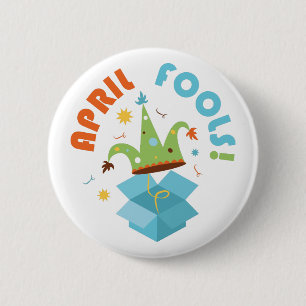Aprilscherzen Button