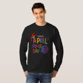 Aprilscherzen T-Shirt (Vorne ganz)