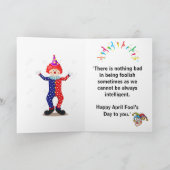 Aprilscherzkarte Karte (Innenseite)