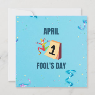 Aprilscherztag Feiertagskarte