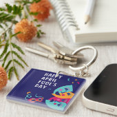 Apriltafel Schlüsselanhänger (Vorderseite rechts)