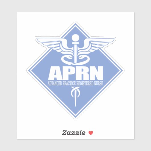 APRN (Advance Practice Registered Nurse) Diamant Aufkleber (Blatt)