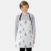 Apron Children (61 x 51 cm) - Tree Pattern Schürze (Getragen)