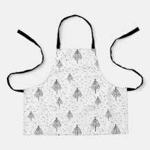 Apron Children (61 x 51 cm) - Tree Pattern