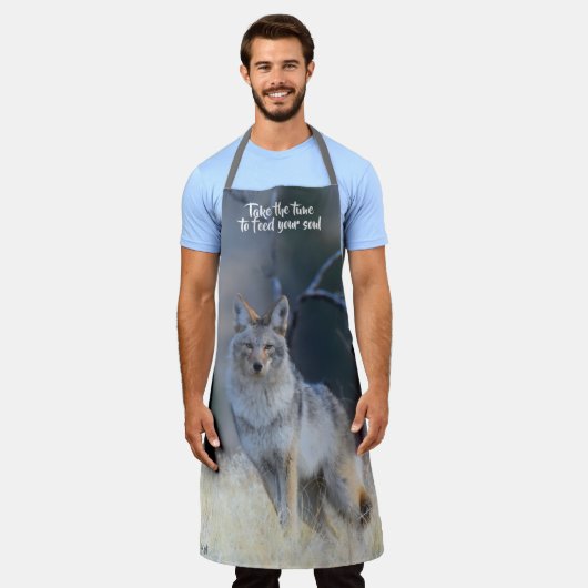 Apron Coyote (large) Schürze (Getragen)