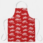 Apron Large (68,6 x 86,4 cm) - Christmas Pattern Schürze (Vorderseite)