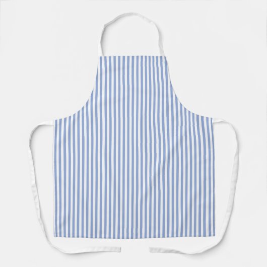 Apron Medium (66 x 76,2cm) - Blue Stripe Pattern Schürze (Vorderseite)