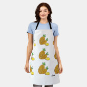 Apron mit All-Over-Druck : Ananas Schürze (Getragen)